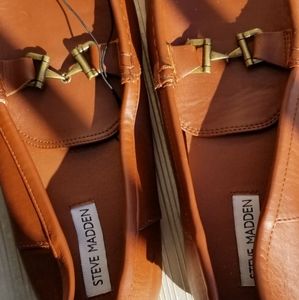 Brown Leather Steven Madden Dress Shoes